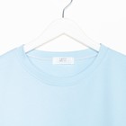 Костюм женский (толстовка и шорты) MIST, р. 48-50, голубой 7774786 - фото 14039932