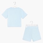 Комплект детский (футболка, шорты) KAFTAN "Basic line" размер 30 (98-104), цвет голубой - Фото 14