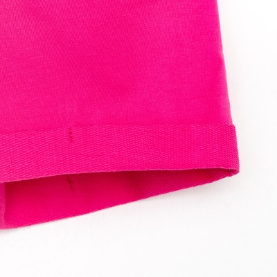 Комплект детский (футболка, шорты) KAFTAN Basic line размер 30 (98-104 см), розовый