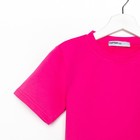 Комплект детский (футболка, шорты) KAFTAN "Basic line" размер 34 (122-128), цвет розовый - Фото 8