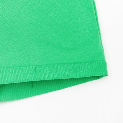 Комплект детский (футболка, шорты) KAFTAN Basic line, зелёный, размер 30 (98-104 см)