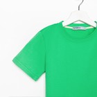 Комплект детский (футболка, шорты) KAFTAN "Basic line" размер 30 (98-104), цвет зелёный - Фото 10