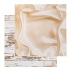Фотофон двусторонний «Белые доски - бежевая ткань» картонный, 45 х 45 см, 980 г/м² - Фото 1