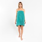 Полотенце банное Экономь и Я «Парео» 68×150 см, цвет голубая трава, 100%хл с AIRO, 320 г/м² - Фото 2