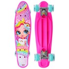 Пенниборд ONLYTOP «Девочка», 56х16 см, колёса световые PU 60 х 45 мм, ABEC 7, алюминиевая рама - Фото 2