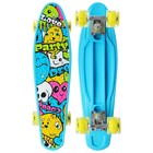 Пенниборд ONLYTOP «Рожицы», 56×16 см, колёса световые PU 60×45 мм, ABEC 7, алюминиевая подвеска - Фото 2