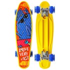 Пенниборд ONLYTOP «Монстр», 56х16 см, колёса световые PU 60х45 мм, ABEC 7, алюминиевая рама - Фото 2