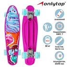 Пенниборд ONLYTOP «Мороженое», 56х16 см, колёса световые PU 60х45 мм, ABEC 7, алюминиевая подвеска - Фото 1