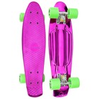 Пенниборд ONLYTOP, 56×15 см, колёса PU 60×45 мм, алюминиевая рама, цвет фиолетовый - Фото 2