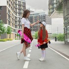 Пенниборд ONLYTOP, 56×15 см, колёса PU 60×45 мм, алюминиевая рама, цвет розовый - Фото 4