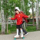 Пенниборд ONLYTOP, 56×15 см, колёса PU 60×45 мм, алюминиевая рама, цвет бронзовый - Фото 6