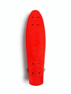 Пенниборд ONLYTOP, 56×15 см, колёса PVC 50 мм, пластиковая рама, красный - Фото 2