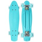 Пенниборд ONLYTOP, 56×15 см, колёса световые PU 60×45 см, алюминиевая рама, цвет бирюзовый - Фото 2