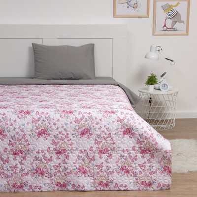 Покрывало LoveLife Flowers, ультрастеп 150×210±5 см, 210 г/м²