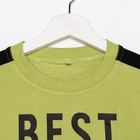 Свитшот для мальчика, цвет салатовый, рост 152 см - фото 33480771