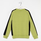 Свитшот для мальчика, цвет салатовый, рост 152 см - фото 33480772
