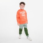 Брюки для мальчика, цвет серо-зелёный, рост 98 см - фото 9718176