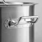 УЦЕНКА Кастрюля HoReCa, 21 л, толщина 0.8 мм, 201 сталь, дно 3 мм, с крышкой, с теплораспределительным слоем, индукция - Фото 4
