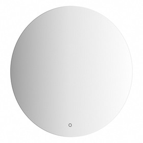 Зеркало Evororm с LED-подсветкой, сенсорный выключатель, 18W, 70х70 см, тёплый белый свет