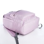 Рюкзак Erich Krause из текстиля на молнии, 1 карман, цвет розовый - Фото 3