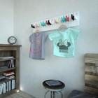 Вешалка Qwerty «Вена», 60х14,5х1,9 см, цвет белый - Фото 2