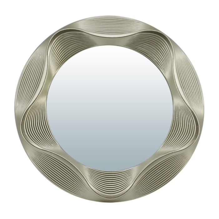 Зеркало Qwerty «Гавр», декоративное, d=17см, цвет серебро - Фото 1