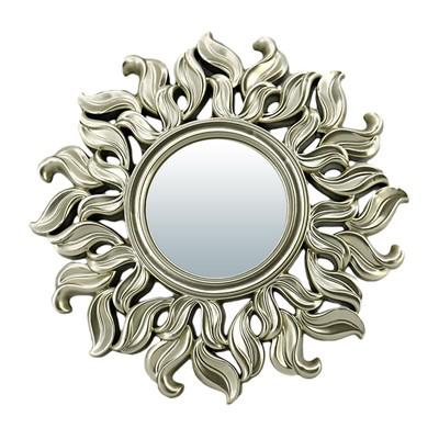 Зеркало Qwerty «Реймс», декоративное, d=9 см, цвет золото