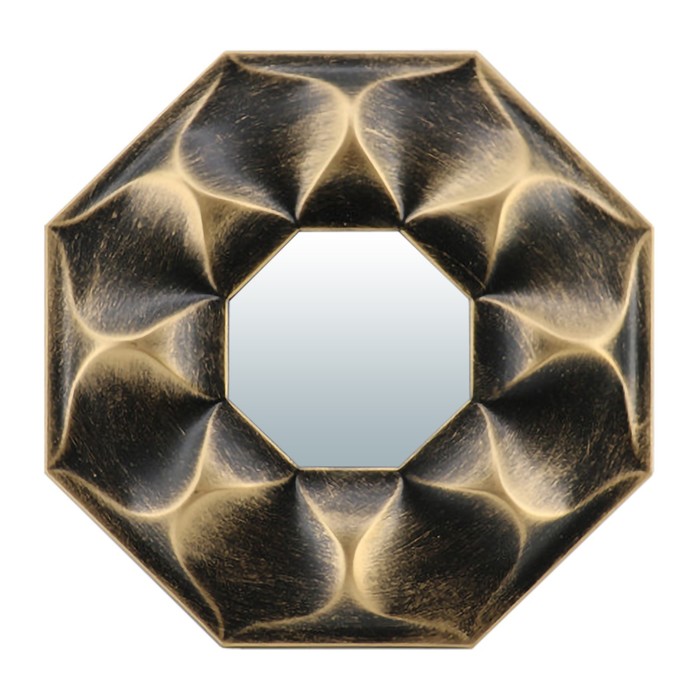 Зеркало Qwerty «Руан», декоративное, d=10см, цвет бронза - Фото 1