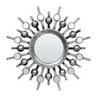 Набор зеркал Qwerty «Беладжио», настенные, 3 шт, 25 см, d= 8,5 см, цвет серебро - Фото 2