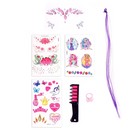 Набор с мелками для волос + тату «Beauty studio» Уценка - Фото 3