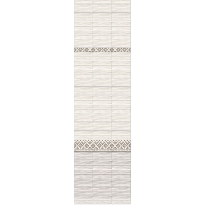 Стеновая панель ПВХ «Новита Виктория», добор, 2700×250 мм, цвет бежевый - Фото 1