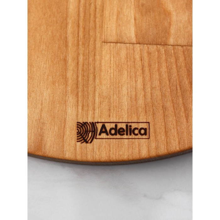 Трёхъярусная подставка Adelica, d=32×26×20×1,8 см, высота 37 см, массив берёзы, пропитано маслом - фото 1907438355