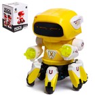 Робот «Пришелец», световые и звуковые эффекты, работает от батареек, цвет жёлтый - фото 10839074