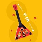 Балалайка «Матрёшка», цвет красный - Фото 2