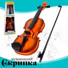 Игрушка музыкальная «Скрипка. Маэстро», звуковые эффекты, цвет коричневый - фото 5521633