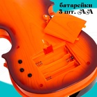 Игрушка музыкальная «Скрипка. Маэстро», звуковые эффекты, цвет коричневый - фото 7168838
