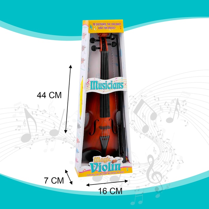 Игрушка музыкальная «Скрипка. Маэстро», звуковые эффекты, цвета МИКС - фото 1885372111