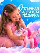 Музыкальная игрушка «Единорог», со светом и звуком, машет крыльями, цвет розовый - фото 809703573