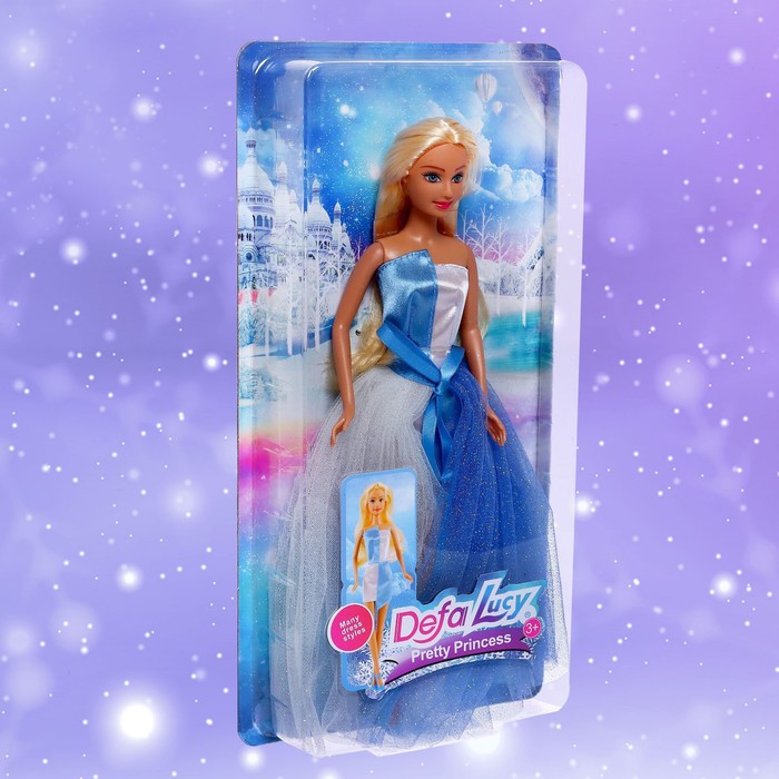 Кукла-модель «Анна», в платье, цвет синий 54093