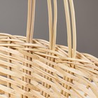 Корзина плетёная для хранения, 30×20×10 см, ручка h=20 см, ива - Фото 4