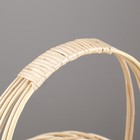 Корзина плетёная для хранения, 30×20×10 см, ручка h=20 см, ива - Фото 5