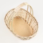 Корзина плетёная для хранения, 30×20×10 см, ручка h=20 см, ива - Фото 6