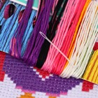 Вышивка крестиком для детей «Сова», набор для творчества, 14×10 см - Фото 6