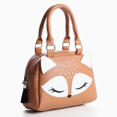 Сумка детская для девочки «Лисичка», на молнии