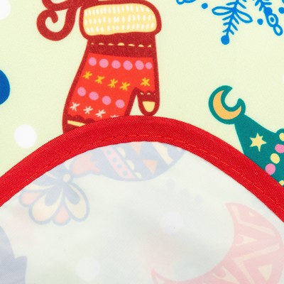 Фартук Доляна «Новогодние мотивы», 70×54 см, 100% п/э