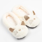 Носки-тапочки женские MINAKU «Зайка», цвет белый, размер 36-37 (23 см) - фото 318870476