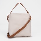 Сумка детская на молнии, косметичка, цвет бежевый - Фото 3