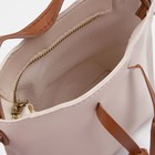 Сумка детская на молнии, косметичка, цвет бежевый - Фото 4