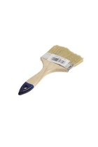 УЦЕНКА Кисть плоская ТУНДРА, натуральная щетина, деревянная рукоятка, 4", 100 мм - Фото 3