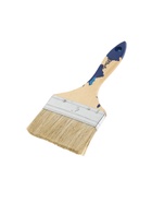 УЦЕНКА Кисть плоская ТУНДРА, натуральная щетина, деревянная рукоятка, 4", 100 мм - Фото 6